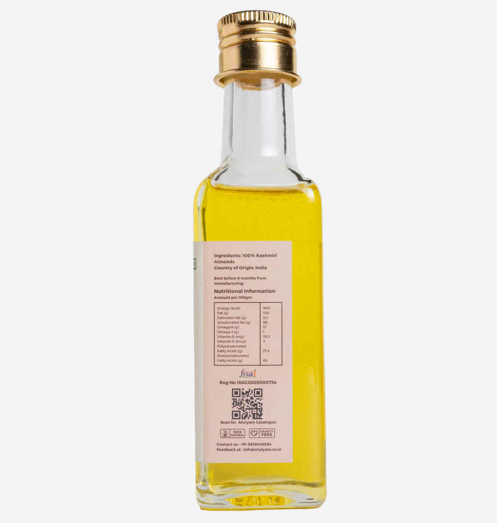 Cold Pressed Kashmiri Mamra Almond Oil